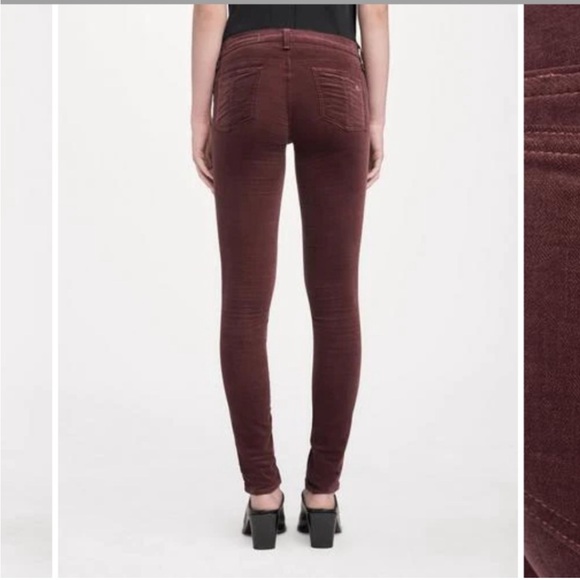 ✨ Rag & Bone ✨ Maroon/Burgundy Pants Size 26 - Picture 3 of 4